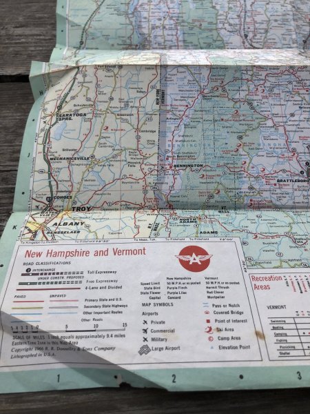 画像11: Vintage Road Map TYDOL FLYING A (R253)  (11)