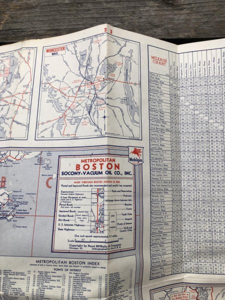 画像8: Vintage Road Map MOBIL (R254)  (8)