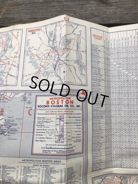 画像8: Vintage Road Map MOBIL (R254)  (8)
