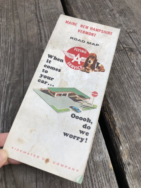 画像3: Vintage Road Map TYDOL FLYING A (R253)  (3)