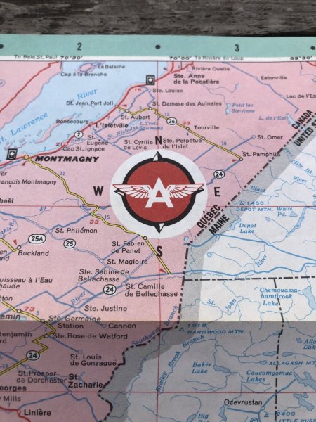 画像6: Vintage Road Map TYDOL FLYING A (R253)  (6)