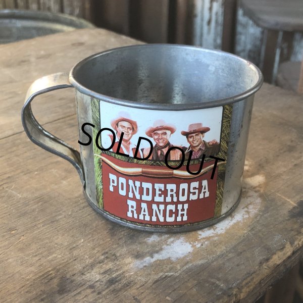 画像2: 70s Vintage Bonanza TV Show Ponderosa Ranch Tin Cup  (R226) (2)