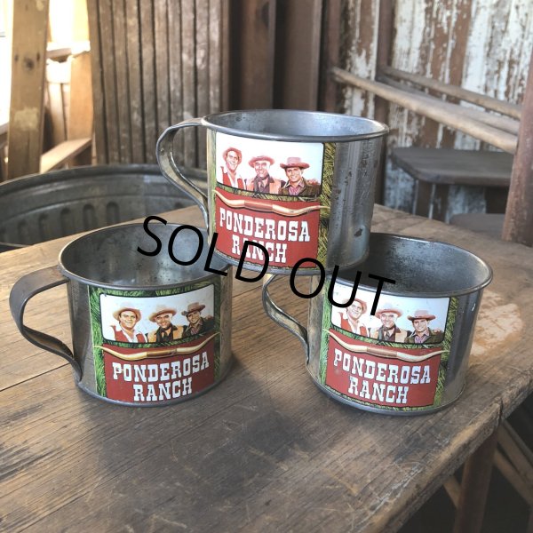 画像11: 70s Vintage Bonanza TV Show Ponderosa Ranch Tin Cup  (R226) (11)