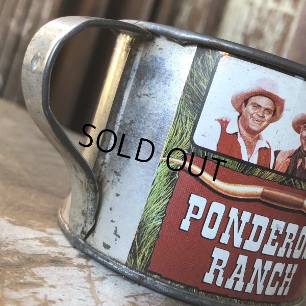 画像8: 70s Vintage Bonanza TV Show Ponderosa Ranch Tin Cup  (R226) (8)