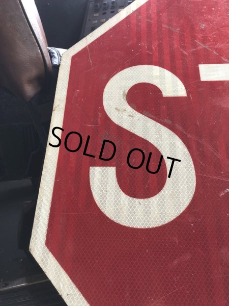 画像6: Vintage Road Street Sign STOP (R269) (6)