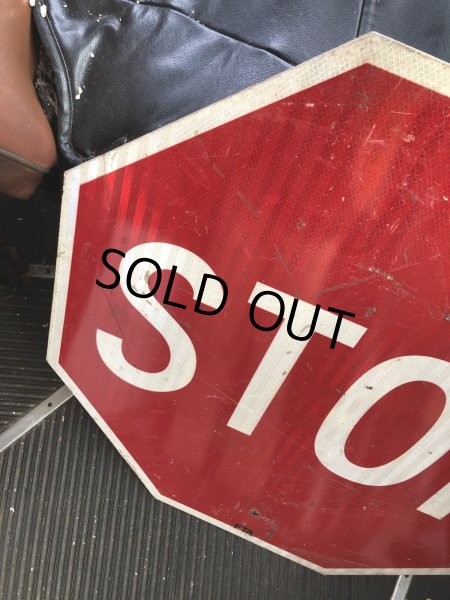 画像2: Vintage Road Street Sign STOP (R269) (2)