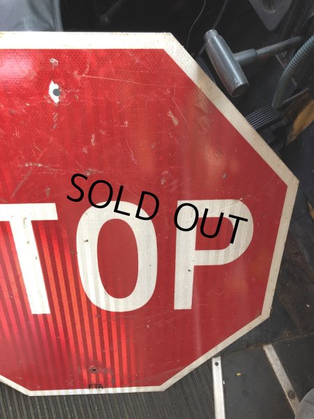 画像3: Vintage Road Street Sign STOP (R269) (3)