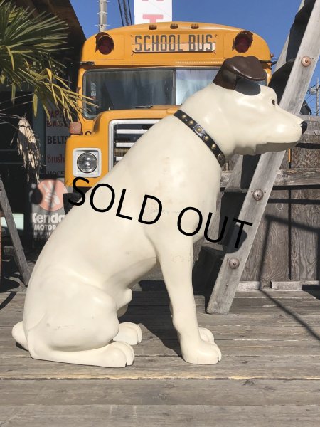 画像4: Vintage RCA Victor Advertising NIPPER The Dog Record Store Display Statue Huge (R278) (4)