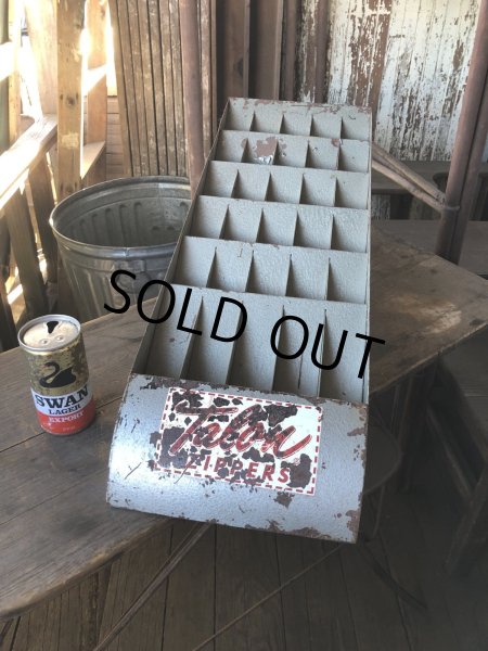 画像12: Vintage Talon Zipper Store Display Shelf Rack (R275) (12)