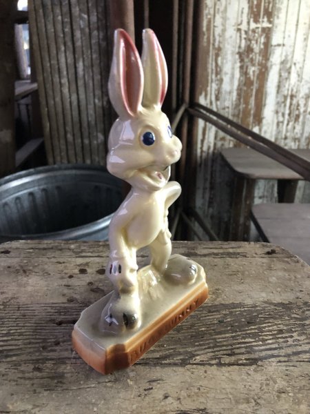 画像6: 60s 70s Vintage WB Looney Tunes Bugs Bunny Ceramic Figure (T535) (6)