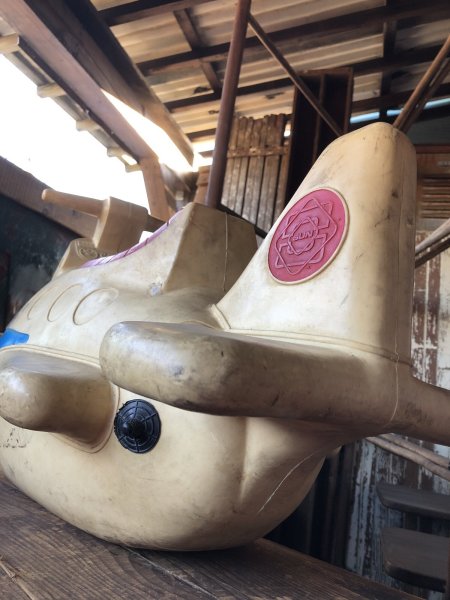 画像13: 70s Vintage Hoppity Hop Ride-On Ball Plane (R284) (13)