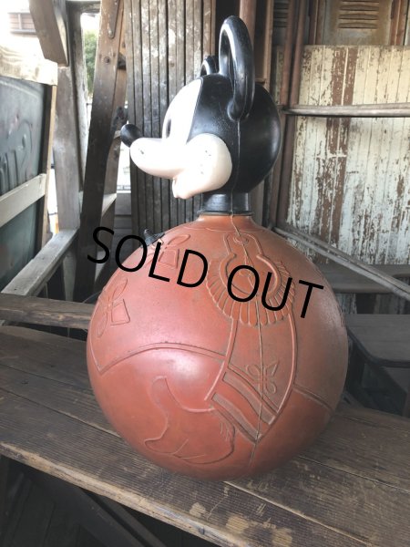 画像4: 70s Vintage Hoppity Hop Ride-On Ball Mickey Mouse (R283) (4)