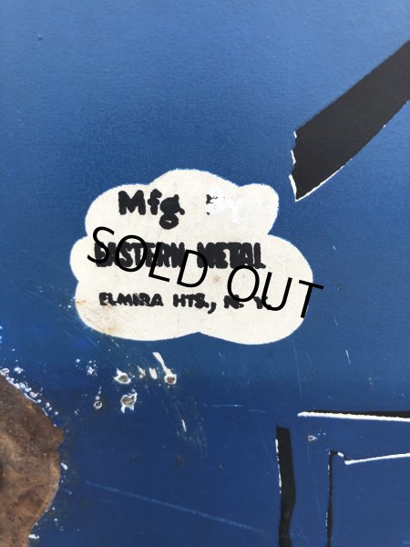 画像4: Vintage Metal Diecut Standing Service Man Estate Sign (R286) (4)