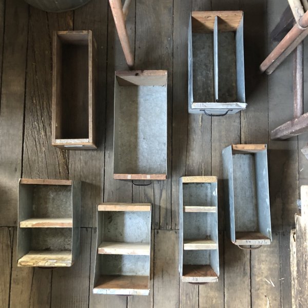 画像14: Vintage Primitive Cabinet Drawers (R289) (14)