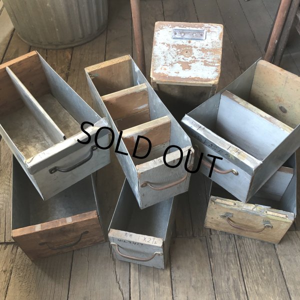 画像15: Vintage Primitive Cabinet Drawers (R291) (15)