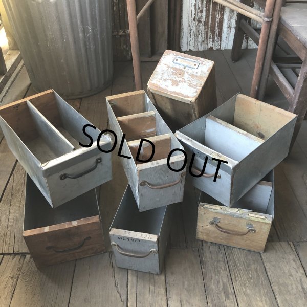 画像12: Vintage Primitive Cabinet Drawers (R288) (12)