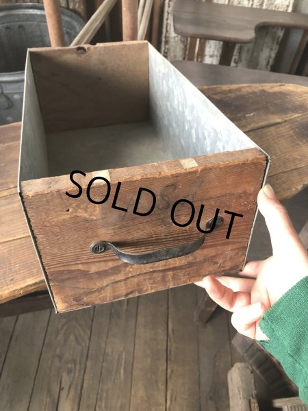 画像10: Vintage Primitive Cabinet Drawers (R292) (10)