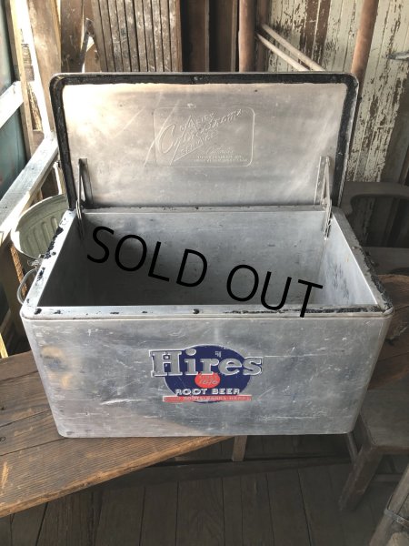 画像1: 60s Vintage Advertising Hires Root Beer Aluminium Color Box (R294) (1)
