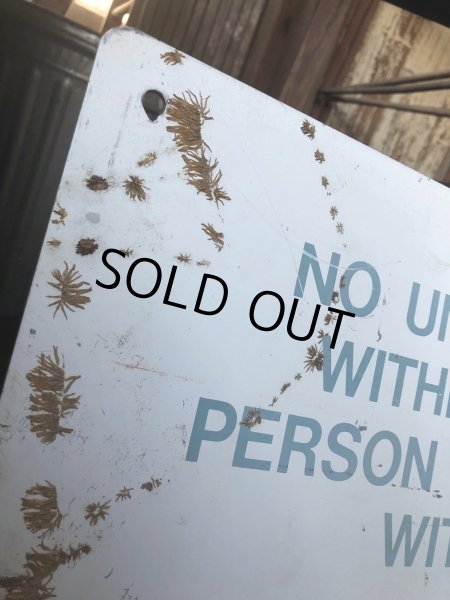 画像3: Vintage CALIFORNIA STATE PRISON Metal Sign (R295) (3)