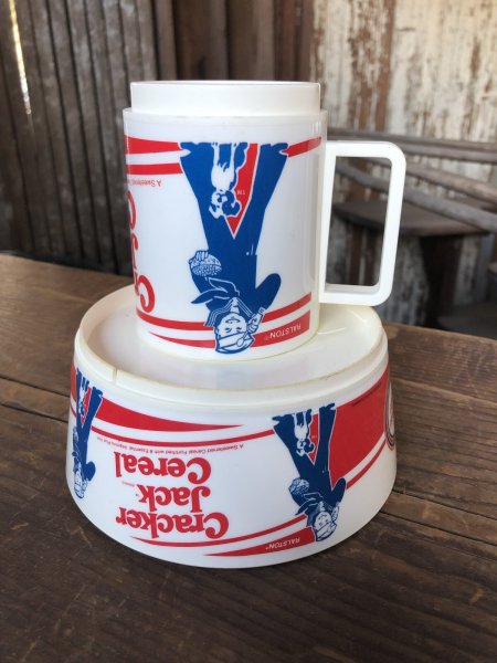 画像2: 80s Vintage Cracker Jack Cereal Bowl & Mug Cup SET (R298) (2)