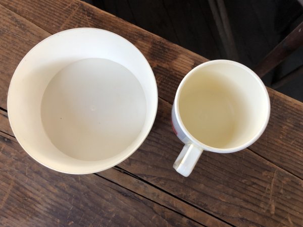 画像7: 80s Vintage Cracker Jack Cereal Bowl & Mug Cup SET (R296) (7)