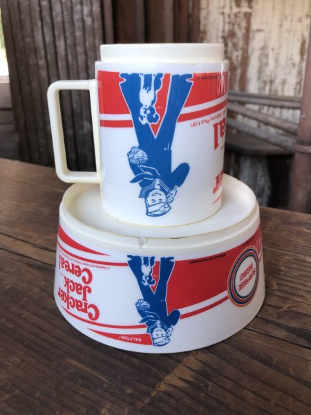 画像2: 80s Vintage Cracker Jack Cereal Bowl & Mug Cup SET (R296) (2)
