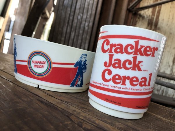 画像5: 80s Vintage Cracker Jack Cereal Bowl & Mug Cup SET (R296) (5)
