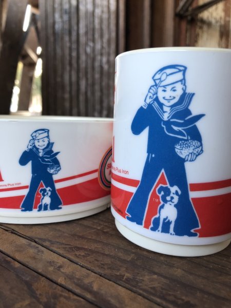 画像3: 80s Vintage Cracker Jack Cereal Bowl & Mug Cup SET (R296) (3)