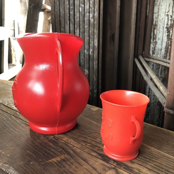 画像4: 90s Vintage Kool Aid Smiling Pitcher & Mug SET (R302) (4)