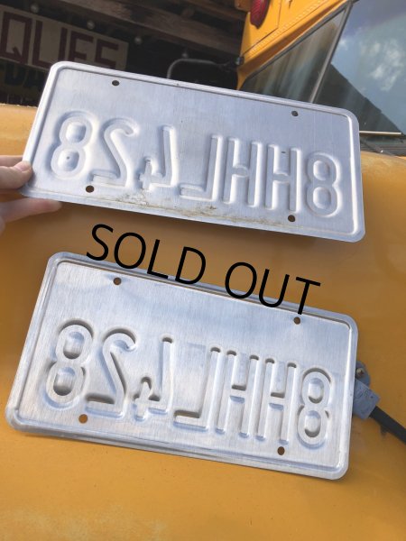 画像3: Original USA California License Plate 8HHL428 SET (R308) (3)