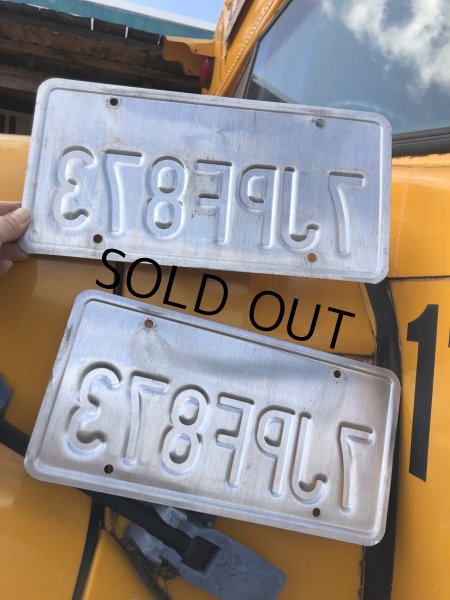 画像3: Original USA California License Plate 7JPF873 SET (R310) (3)