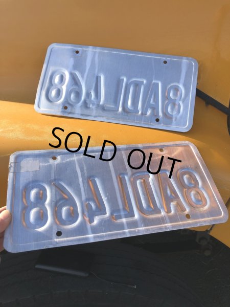 画像3: Original USA California License Plate 8ADL468 SET (R316) (3)