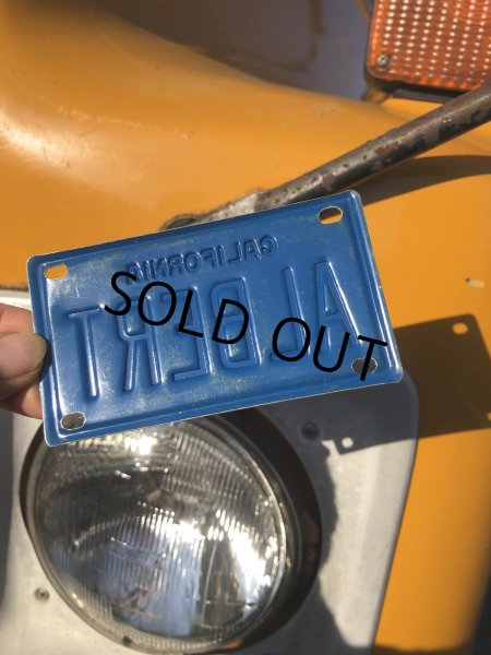 画像2: 70s Vintage California Kids Bicycle Name License Plate / ALBERT (R330)  (2)