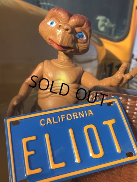 画像2: 70s Vintage California Kids Bicycle Name License Plate / ELIOT (R341)  (2)