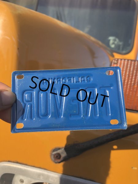 画像2: 70s Vintage California Kids Bicycle Name License Plate / TREVOR (R337)  (2)