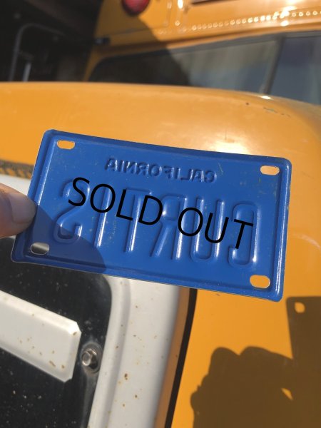 画像2: 70s Vintage California Kids Bicycle Name License Plate / CURTIS (R335)  (2)