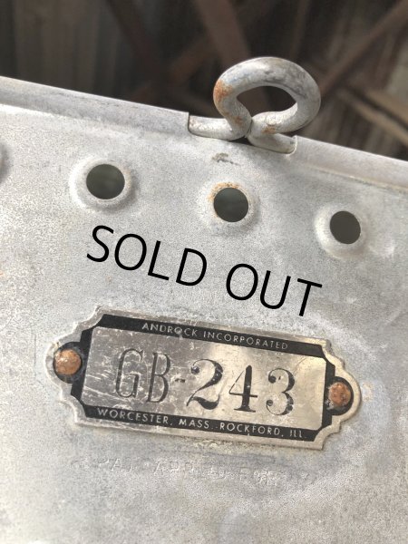 画像3: Vintage USA Industrial Metal Wire # Locker Basket GB-243 (R328) (3)