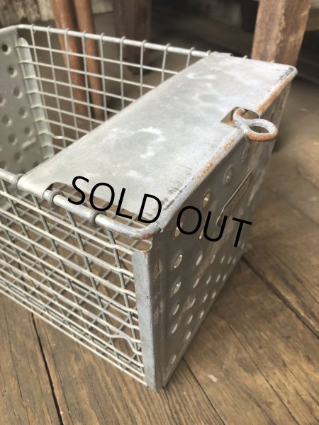 画像8: Vintage USA Industrial Metal Wire # Locker Basket GB-291 (R333) (8)