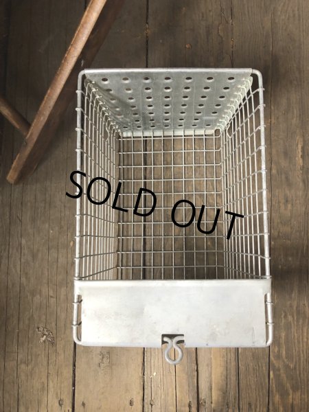 画像4: Vintage USA Industrial Metal Wire # Locker Basket GB-273 (R335) (4)