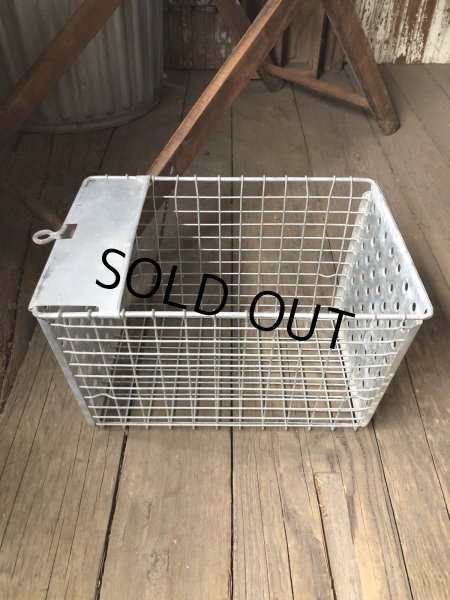 画像4: Vintage USA Industrial Metal Wire # Locker Basket GB-243 (R328) (4)