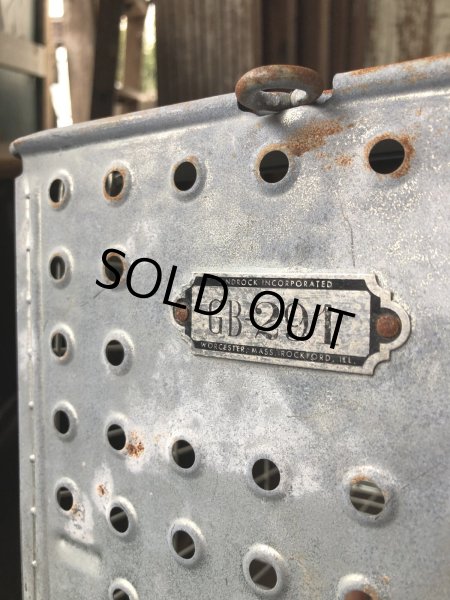 画像3: Vintage USA Industrial Metal Wire # Locker Basket GB-291 (R333) (3)
