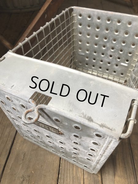 画像8: Vintage USA Industrial Metal Wire # Locker Basket GB-243 (R328) (8)