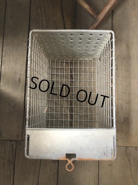 画像9: Vintage USA Industrial Metal Wire # Locker Basket GB-538 (R332) (9)