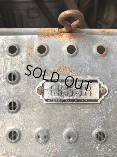 画像3: Vintage USA Industrial Metal Wire # Locker Basket GB-538 (R332) (3)
