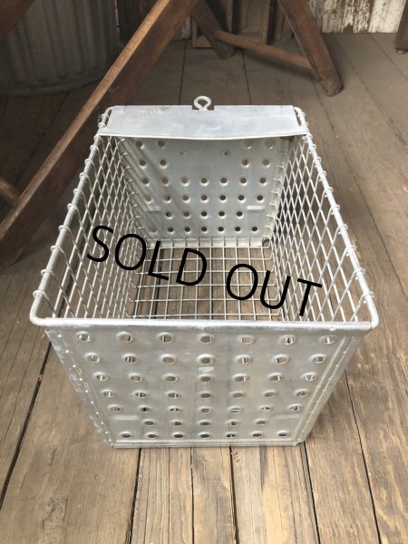 画像6: Vintage USA Industrial Metal Wire # Locker Basket GB-273 (R335) (6)