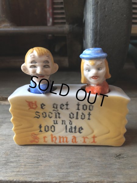 画像1: Vintage Drunkenman Double Vision 4 Four Eyed Nodder Shakers (R338) (1)