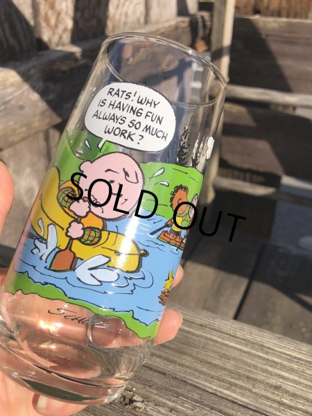 画像5: 80s Vintage McDonald's Camp Snoopy Collection Glass (R347) (5)