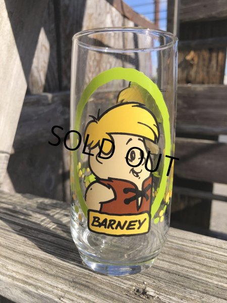 画像1: 80s Vintage Pizza Hut THE FLINT STONE KIDS Glass (R356) (1)