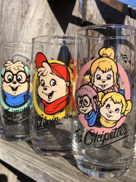 画像6: 80s Vintage Hardee's Alvin & The Chipmunks Glass (R352) (6)