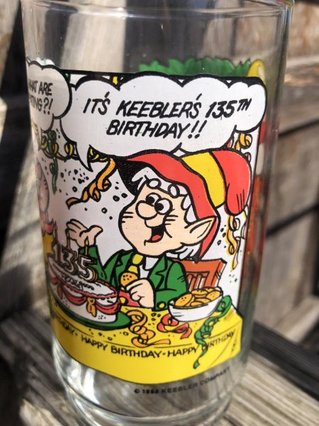 画像3: 80s Vintage Glass Keebler 135th Birthday (R366) (3)